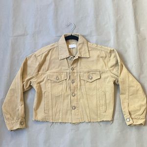 Cropped Boyish Jeans Raw Edged Harvey Jacket size small